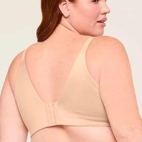 Cacique Boost Plunge smoothing back bra 46 DDD in dark nude - Picture 3 of 7